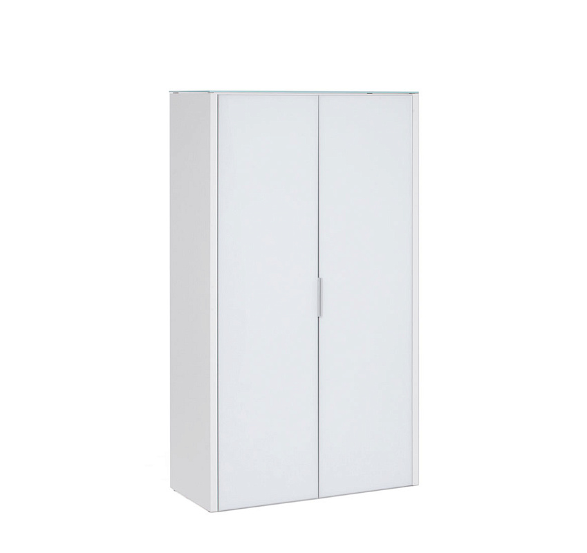 картинка Каркас шкаф высокий, 2дв GALA LIB2/980 CRV WHITE GLASS