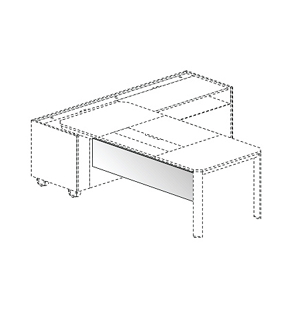 Фронтальная панель для столов L.200 Darch 1576