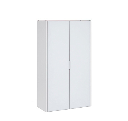 Каркас шкаф высокий, 2дв GALA LIB2/980 CRV WHITE GLASS