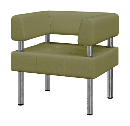 Офисный диван одноместный Бизнес Bu1-2