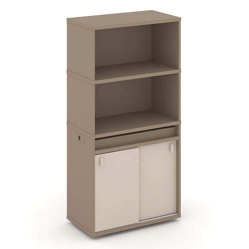 Тумба одиночная с надставкой высокой Estetica ES.NB.1V-3