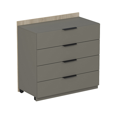 Модуль тумбы с ящиком (метаб), СРЕДНИЙ Магнетик (MAGNETIC) 15ТЯ-С.809 (868*460*860)