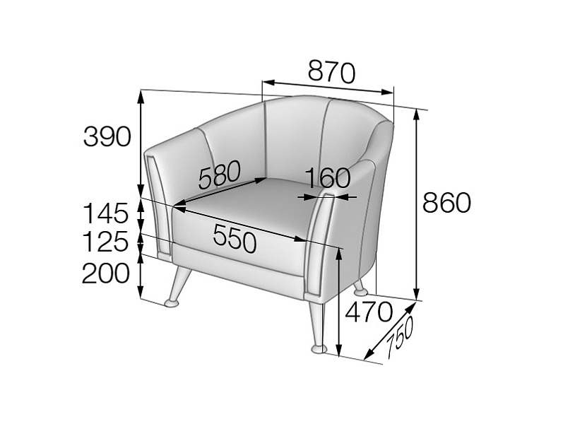 картинка Кресло Зара Z1