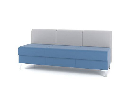 Модуль прямой трехместный M6-3D Soft room toForm 1670*700*h740