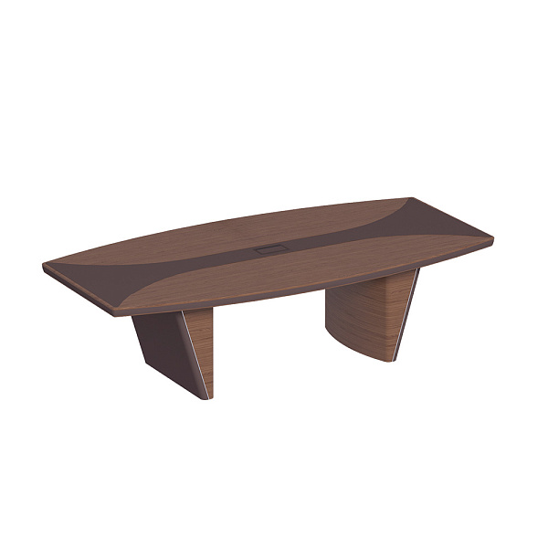 картинка Стол переговорный дерево и кожа ISixty 220TAS