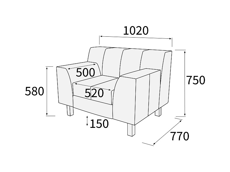 картинка Кресло Лима Кр
