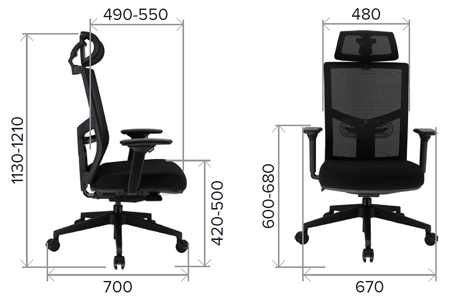 фото Эргономичное кресло Everprof Fuji Сетка