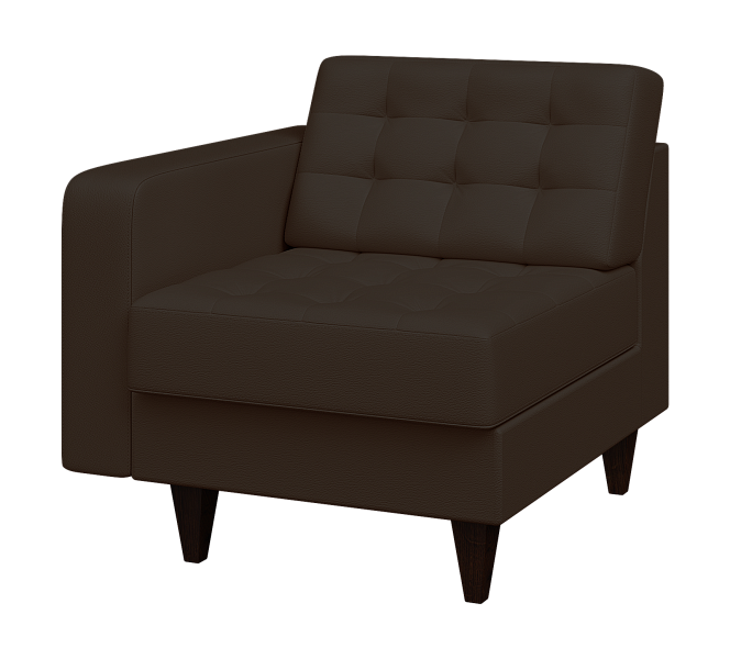 фото Секция 1-местная с правым подлокотником Космо Kos1R