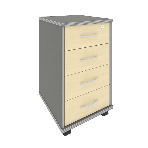 Тумба подкатная 4 ящика Riva А.ТМ-4F