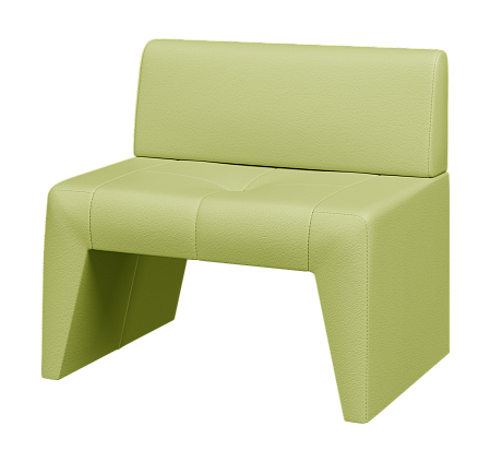 Офисный диван малый Кит Kiт1 (Искусственная кожа)