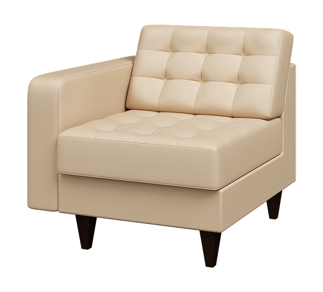 фото Секция 1-местная с правым подлокотником Космо Kos1R