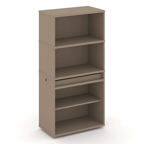 Тумба одиночная с надставкой высокой Estetica ES.NB.1V-1