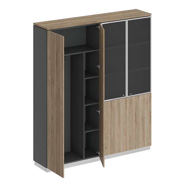 картинка Шкаф комбинированный гардероб с полками City СИ 312