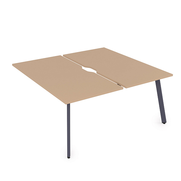 картинка Стол системы Бенч, сдвоенный, на 2 рабочих места - конечный ARREDO 10БДКВ.285